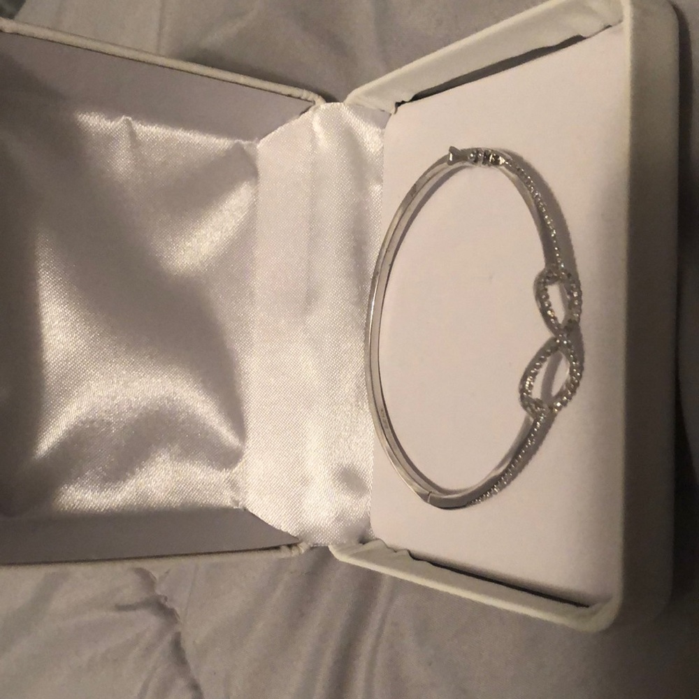 sterling silver infinity bracelet